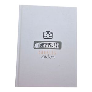 The Adventure Challenge Couples Edition Hardcover Book - White